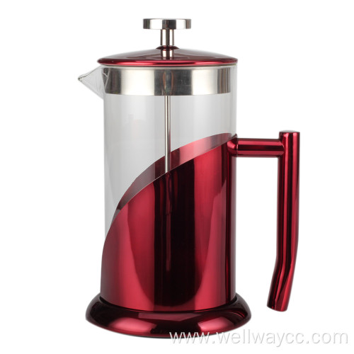 Heat Resistant Borosilicate Glass French Press